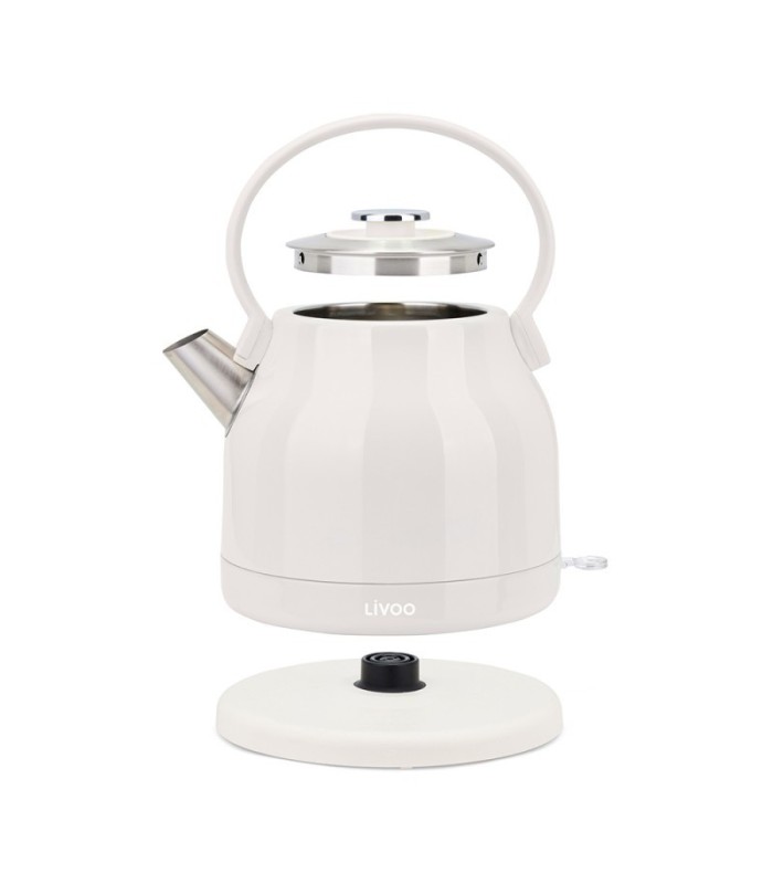 Hervidor retro 1,5 L beige