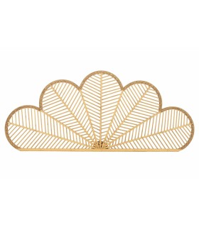 Cabecero cama Talony 190X2,5X81 bambú natural cama 180