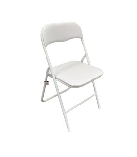 Silla Taro 43x44x78 plegable blanca