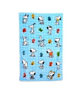 Manta Snoopy  viaje 120x180 con funda almohada