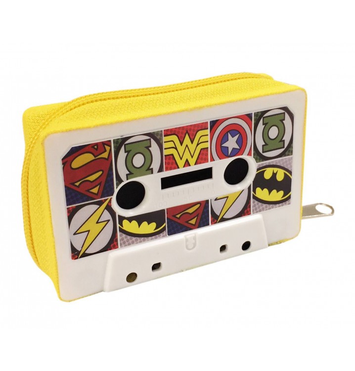 Monedero Cassette retro Superhéroes