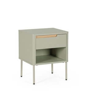 mesa noche Nihtan 45x40x55 acero