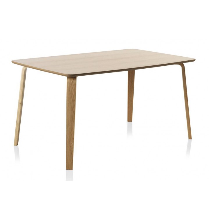 Mesa rectangular comedor madera roble Finland modelo 2