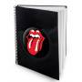 Libreta cuaderno normal Disco vinilo Rolling Stones rojo