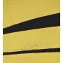 Cuadro rectangular lienzo Zray abstracto enmarcado dorado y negro