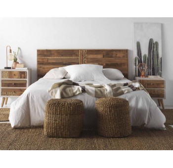 Cabecero cama Devin 110x60 madera tallada abeto